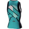 122523 2 damsky dres castelli free w tri singlet cierna tyrkysova