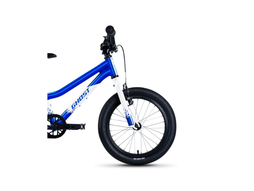 Ghost Powerkid 16 candy blue / pearl white glossy 2023 - Bicicleta