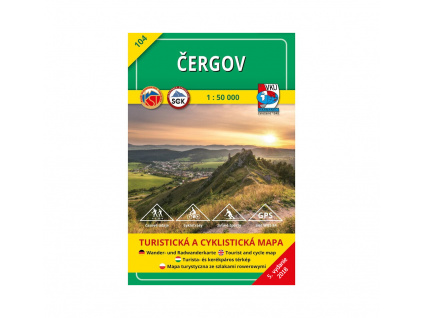 Turistická a cyklistická mapa Čergov 104