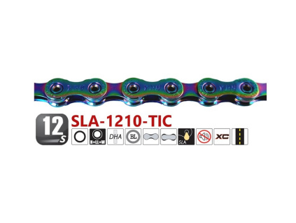 Reťaz Yaban SLA-1210-TI dúhová 126L QRS12