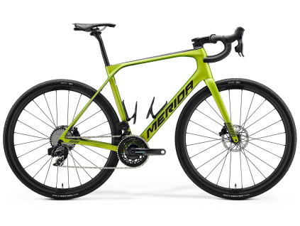 MERIDA SCULTURA ENDURANCE GR 8000 matný zelený(čierny) 2024 (Veľkosť L na výšku postavy 181 - 187 cm Carbon)
