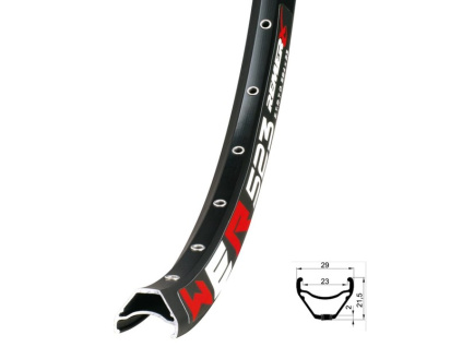 Ráfik Remerx WER 523 (29") 622x23 BA + nit, 32 dier