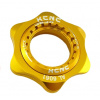 KCNC adaptér pre CenterLock náboj a 6-dierový kotúč, 20z zlatý