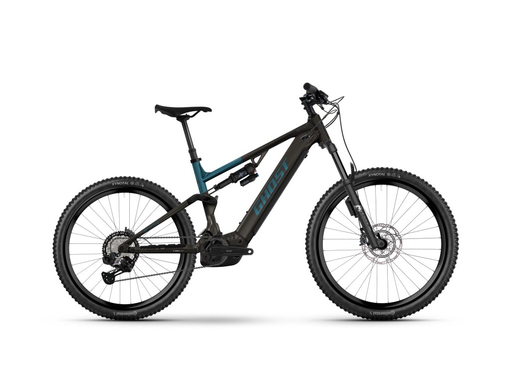 GHOST E-ASX ABS Shadowed Slate/Light Navy Blue Glossy (Rám S)