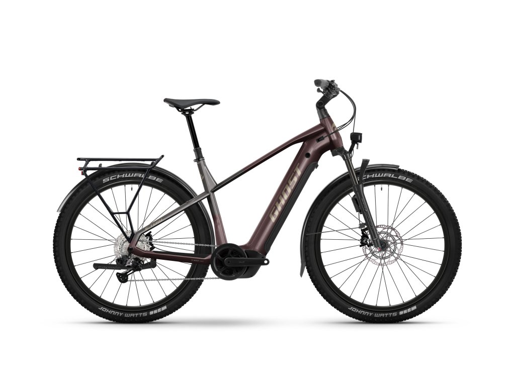 GHOST E-Teru Pro EQ ABS Cocoa Bean/Graphite Noir Glossy (Rám S)