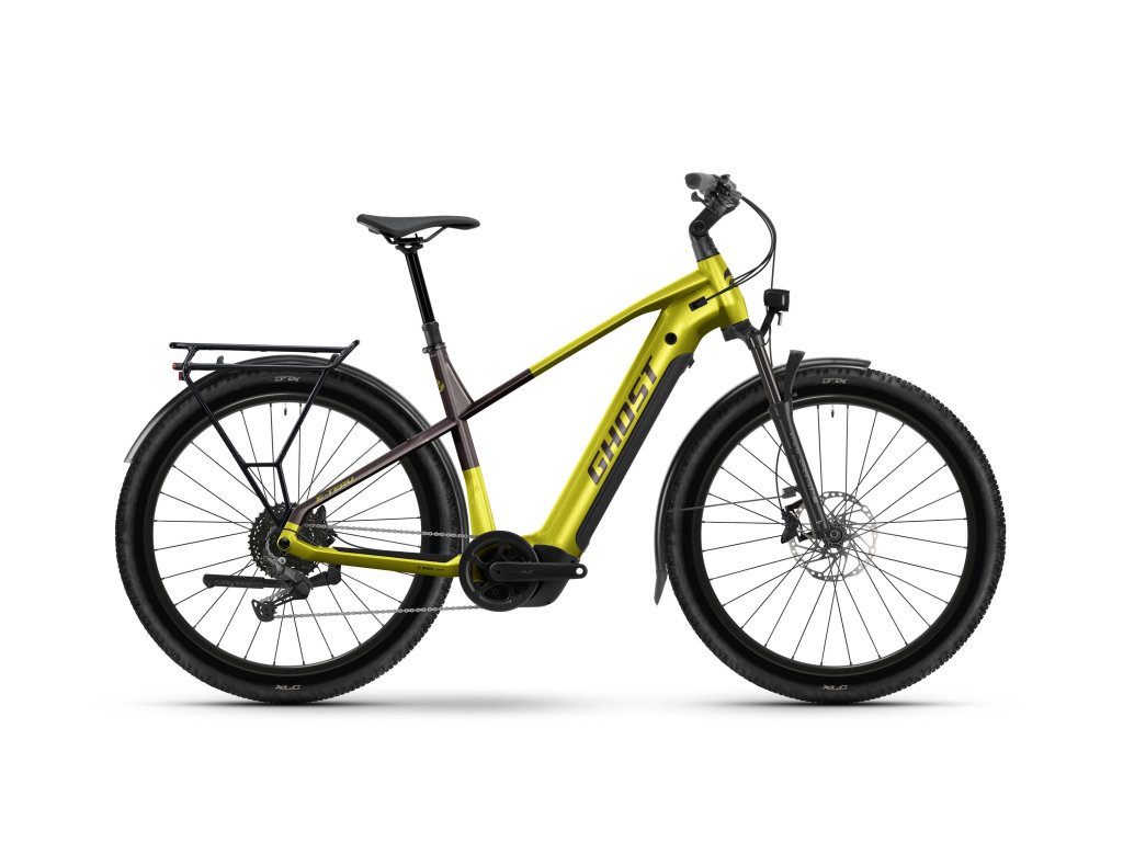 GHOST E-Teru Universal EQ Harvest Yellow/Cocoa Brown Glossy (Rám S)