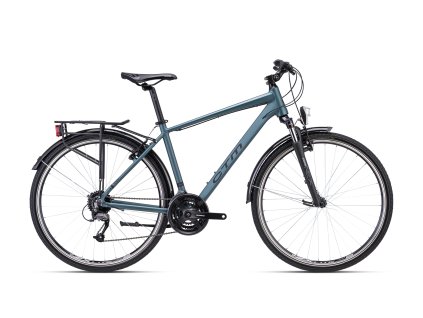 CTM STARK 1.0 trek matná sivomodrá modelový rok 2023 (Rám L)