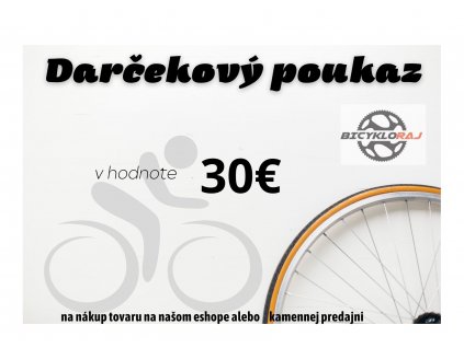 301 darcekovy poukaz 30