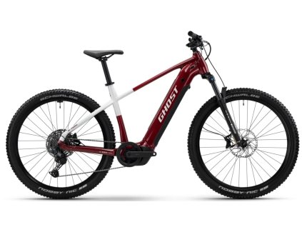 GHOST E-Teru Advanced Carbon Red/Chilly White (Rám M)