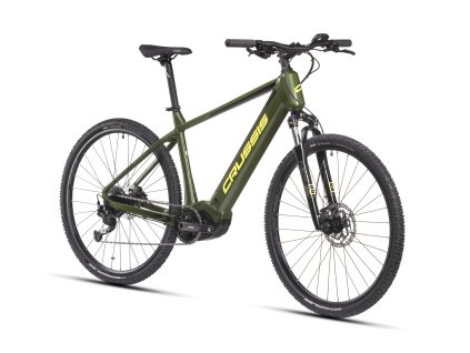 e-Cross 7.10-(522 Wh) (Farba Zelená, Veľkosť rámu 20")