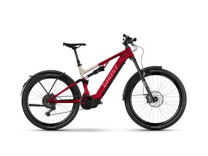 GHOST E-ASX Essential EQ Rebel Red/Pebble Glossy (Rám S)