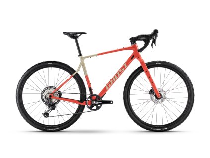 GHOST Asket CF Pro Passion Flame/Sandy Beige Glossy (Rám XS)