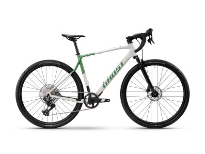 GHOST Asket CF Full Party Silver Stone/Madow Green Glossy (Rám XS)