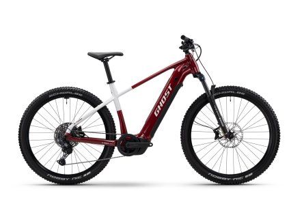 GHOST E-Teru Advanced 27.5 Carbon Red/Chilly White (Rám S)