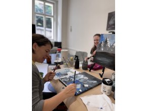 Akrylová malba: malování na magnety 28.3