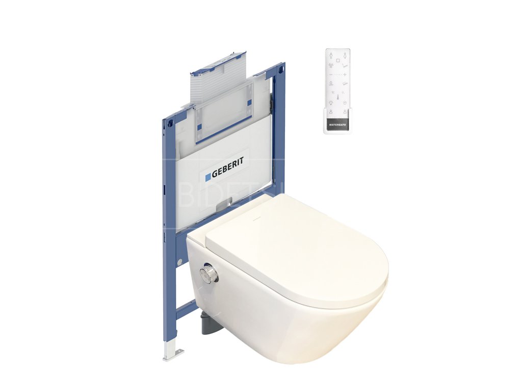 INTEGRA Premium sprchovací toaleta + GEBERIT DUOFIX 111.003.00.1 předstěnový modul