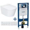 ADAPTA Basic závěsná sprchovací toaleta + Geberit Duofix 111.925.00.5