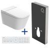 ADAPTA Basic CUBE závěsná sprchovací toaleta + Černý Kombi Block WG-KBBW