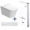 ADAPTA Basic CUBE závěsná sprchovací toaleta + Bílý Kombi Block WG-KBWW