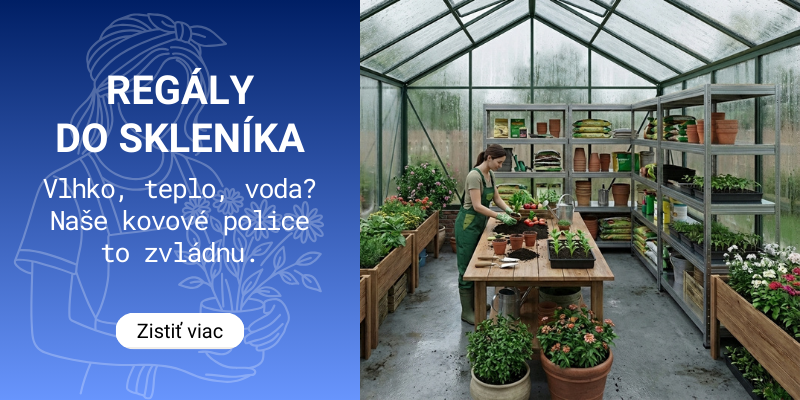 Regály do skleníka