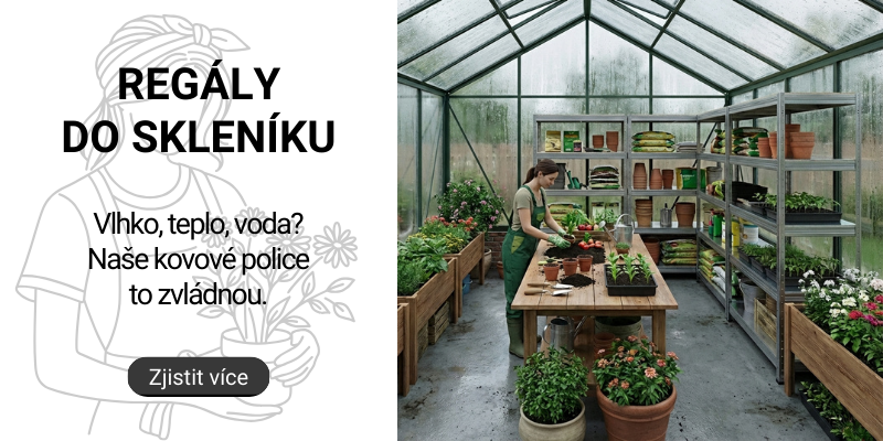 Regály do skleníku