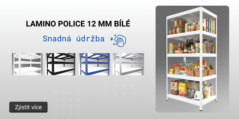 Regály lamino omyvatelné