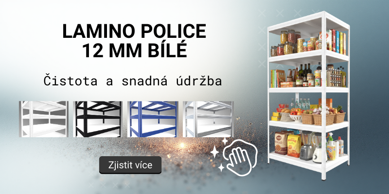 Regály lamino omyvatelné