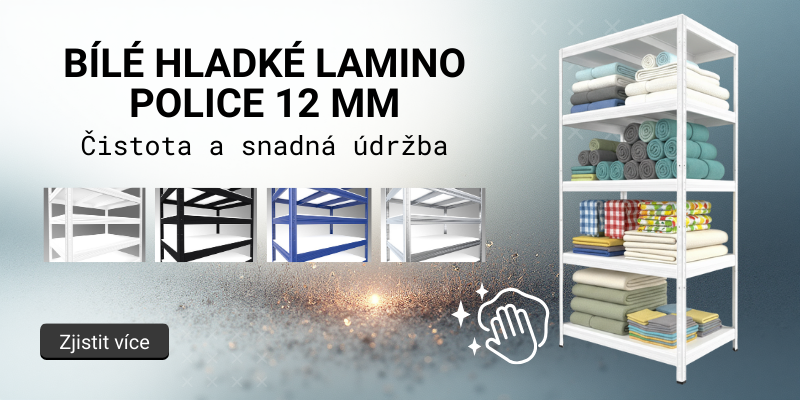 Regály lamino omyvatelné
