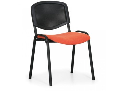 Konferenční čalouněná židle, oranžová Biedrax Z9850o