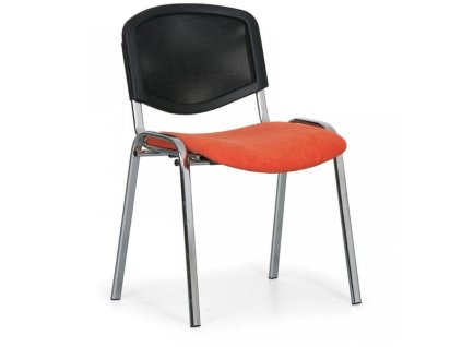 Konferenční čalouněná židle, oranžová Biedrax Z9854o