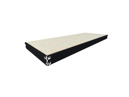 Fachboden für Schwerlastregal Biedrax 60 x 160 cm - schwarz/Spanplatten JSD 15 mm, Fachlast 200 kg