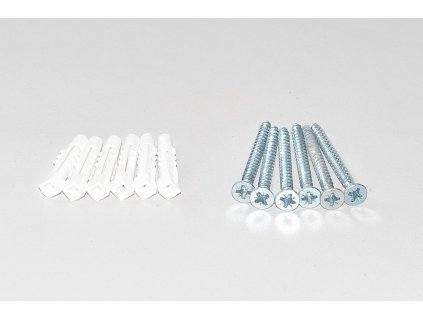 Kotvící materiál pro nástěnné regály základní - výška 50 cm
