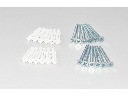 Kotvící materiál pro nástěnné regály základní - výška 100 cm