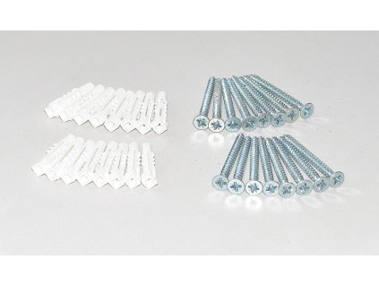 Kotvící materiál pro nástěnné regály základní - výška 150 cm