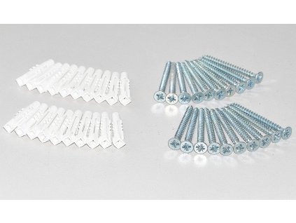 Kotvící materiál pro nástěnné regály základní - výška 200 cm