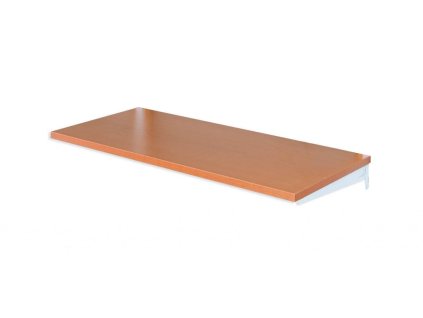 Patro pro nástěnný regál 30 x 80 cm, bílé, police třešeň