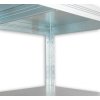 Kovový regál do sklepa Biedrax 40 x 100 x 240 cm, zinkovaný - 7 polic kovových
