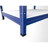 Regál do spíže Biedrax 60 x 60 x 210 cm, modrý, 8 polic bílé lamino 12mm, nosnost 200 kg na polici