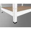 Regál do dílny Biedrax 35 x 75 x 240 cm, bílý, 7 polic MDF, nosnost 300 kg na polici