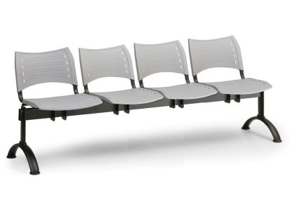 Ławka do poczekalni Visio Biedrax LC9288s - czarna podstawa