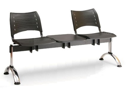 Ławka do poczekalni Visio Biedrax LC9291c - chromowana podstawa
