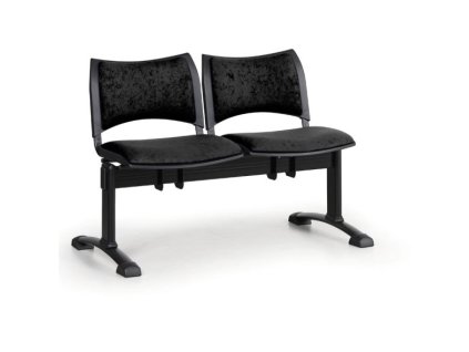 Lavice do čekárny čalouněná Smart Biedrax LC9212c - podnož černá