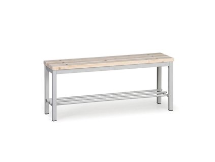 Ławka do szatni LS7487 - długość 1 m z rusztem na buty