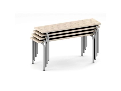 Ławka do szatni sztaplowalna LS7497 - długość 1,5 m