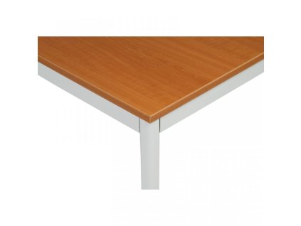 Stół konferencyjny 80 x 160 cm Biedrax JS4651sst - szary jasny, wiśnia