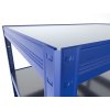 100031 7 regal metalowy do warsztatu biedrax 50 x 75 x 210 cm niebieski 5 polek ocynk