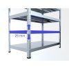 153473 7 regal metalowy do spizarni skrecany biedrax 50 x 130 x 150 cm ocynk nosnosc 150 kg na polke