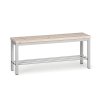Ławka do szatni LS7487 - długość 1 m z rusztem na buty