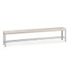 Ławka do szatni LS7489 - długość 2 m z rusztem na buty
