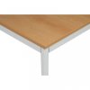 Stół konferencyjny 80 x 160 cm Biedrax JS4651ssb - szary jasny, buk